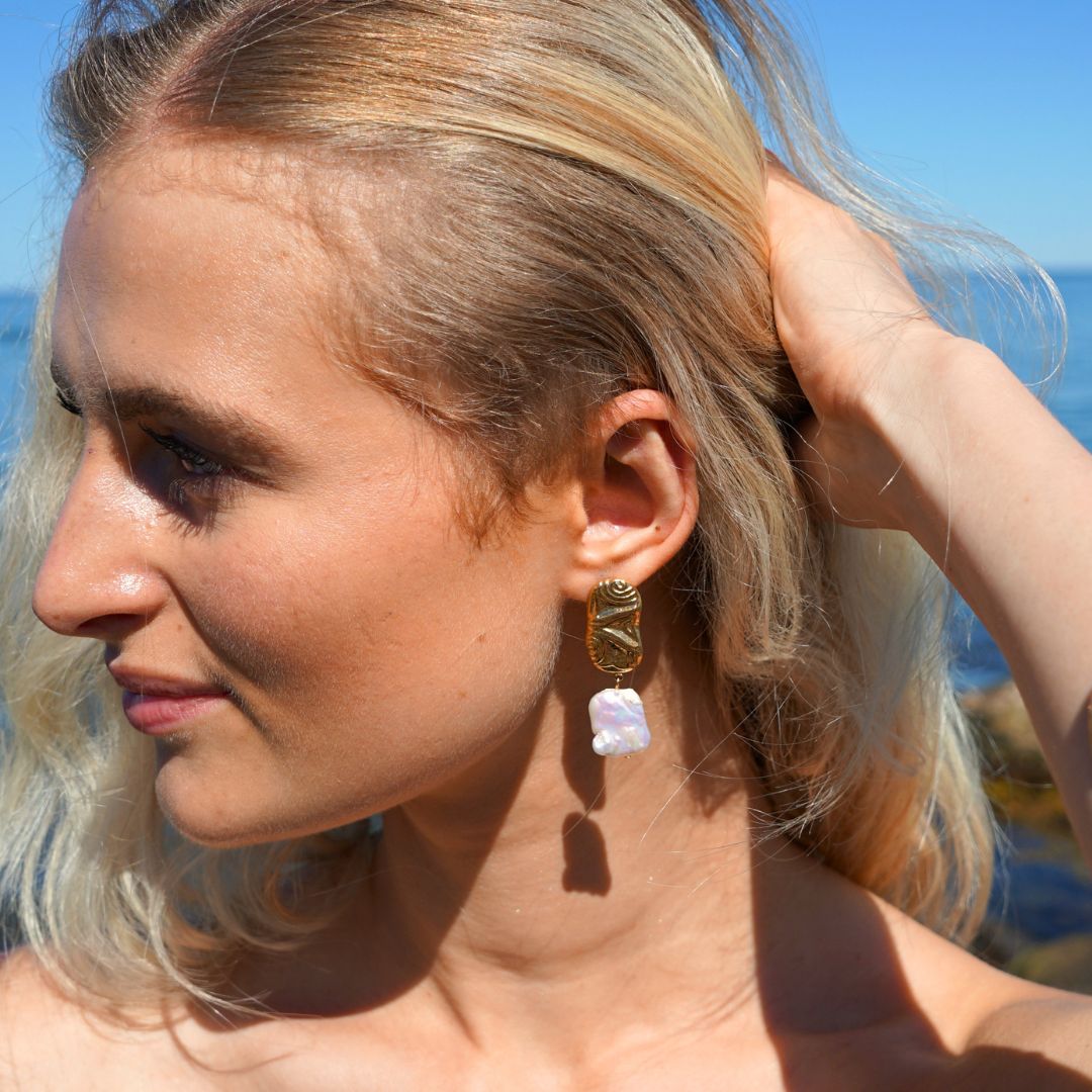 Pearla Øreringe