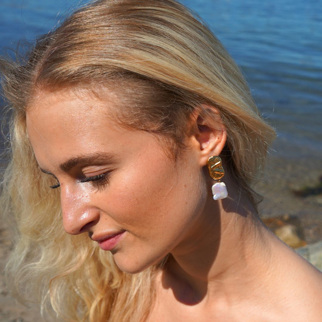 Pearla Øreringe
