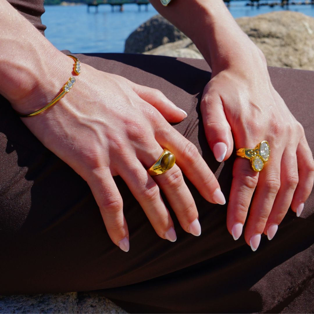 Saga Tiger Eye Ring