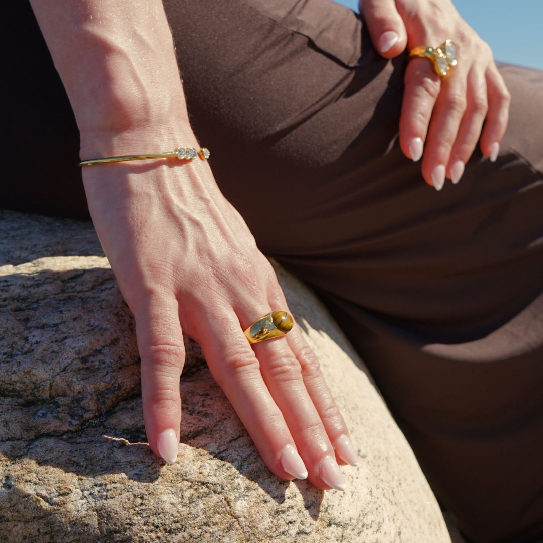 Saga Tiger Eye Ring